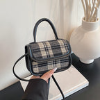 Textured Mini Messenger Bag