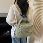 Versatile Multi-Pocket Shoulder Bag