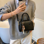 Ladies Mini Handbag with Playful Pendant