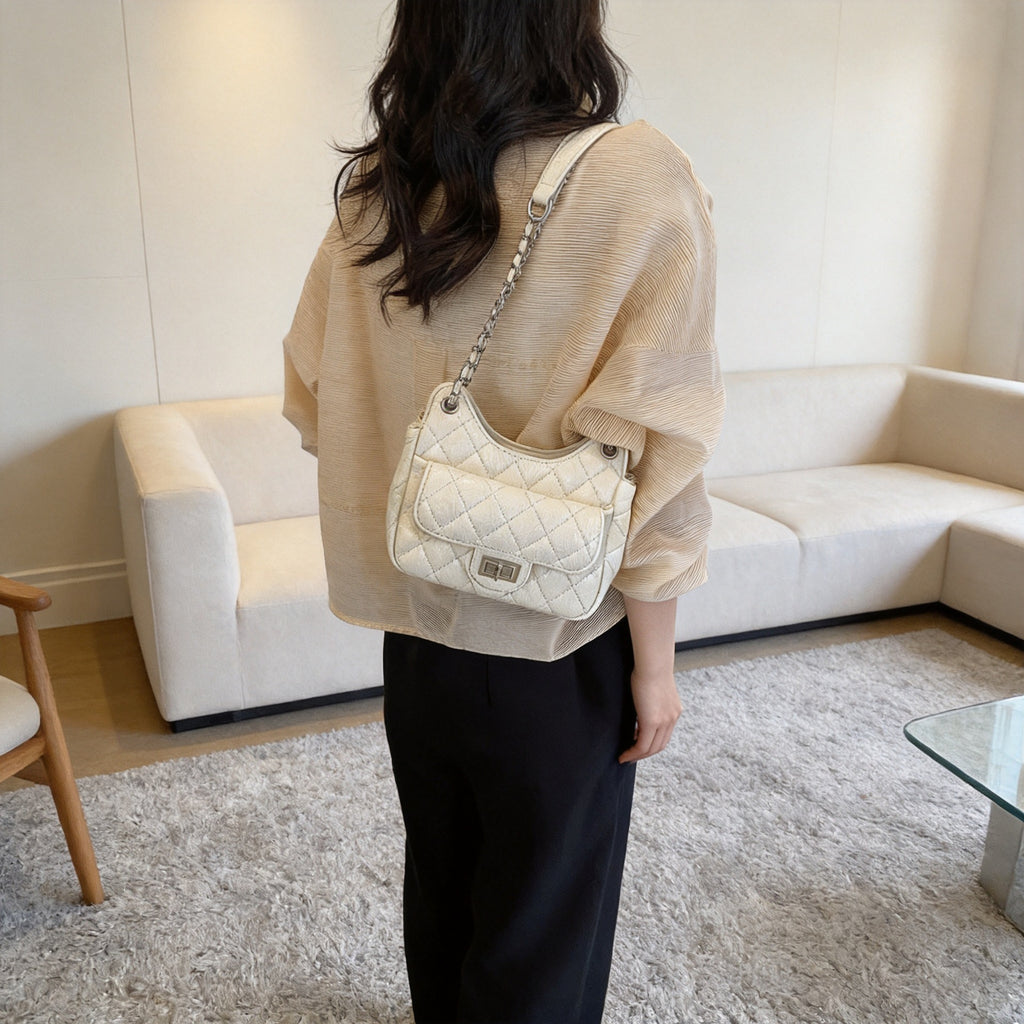 Quilted Evening Shoulder Bag