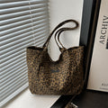Eco-Friendly Reusable Leopard Print Tote Bag