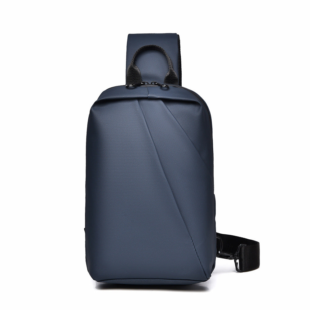 Sling backpack with innovative design and practical compartments