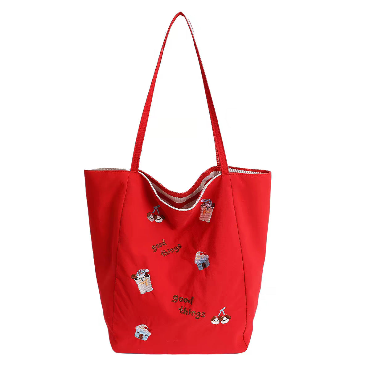 Embroidered Casual Tote