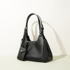 Women’s hobo bag made of high-quality leather with detachable mini-wallet-https://detail.1688.com/offer/1010315053397.html-Calm Wears-Coffee-26-Calm Wears