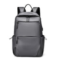 Practical city backpack with multiple compartments and waterproof material
