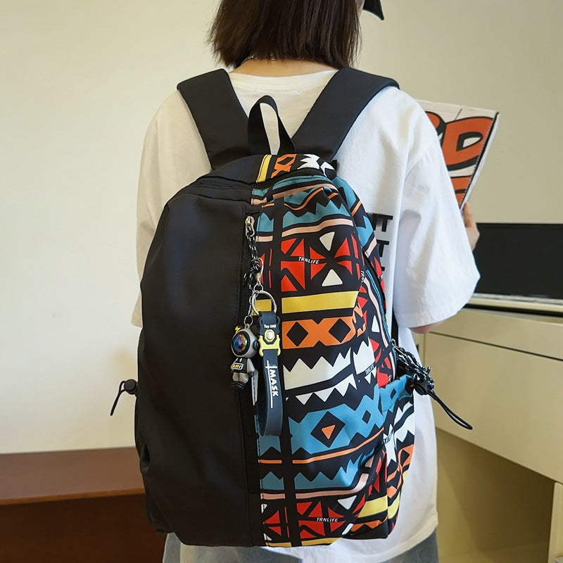 Graphic Print Backpack
