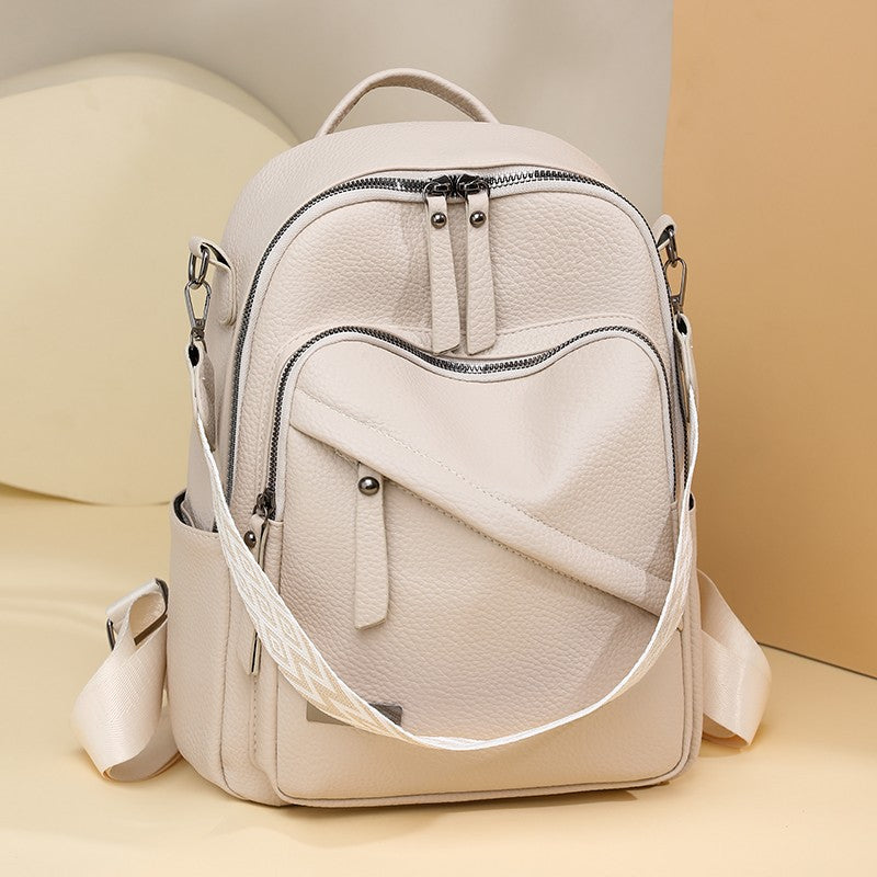 Stylish Leather Backpack Calm Wears