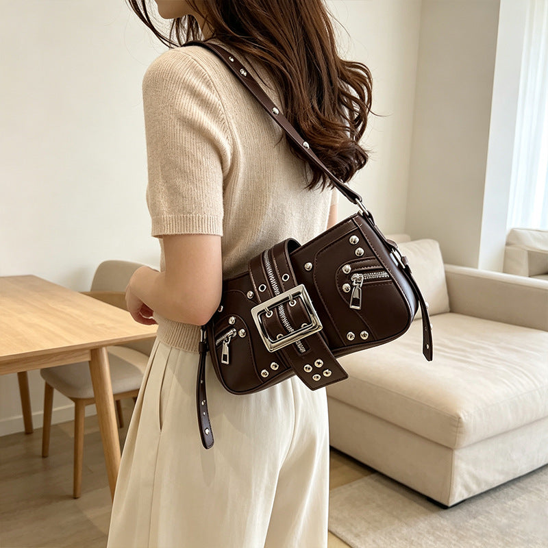 Trendy Animal Print Shoulder Bag