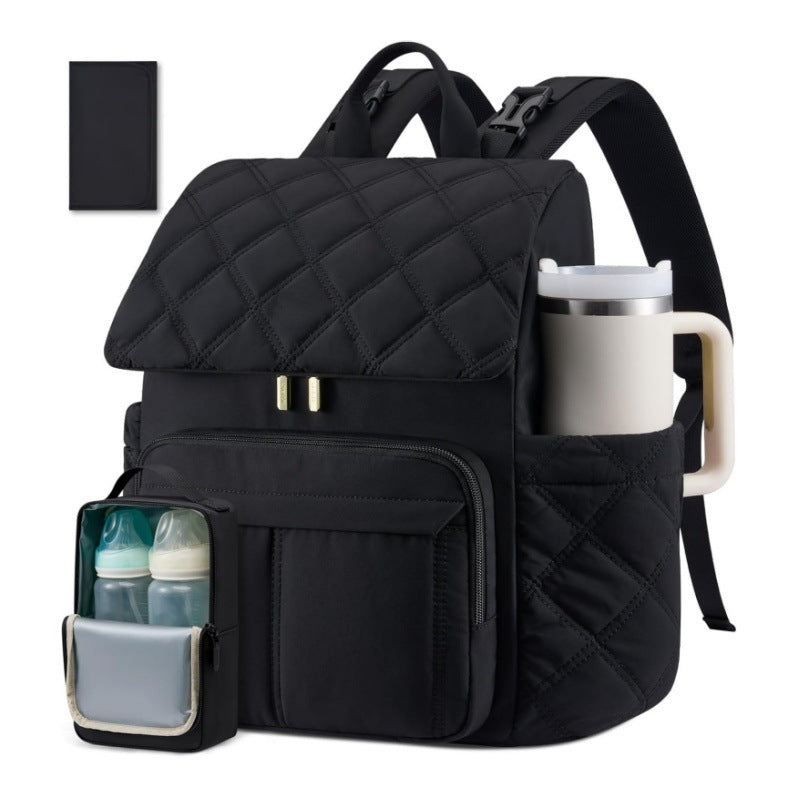 Multifunctional Wrap Backpack with Insulated Compartment and Organizer