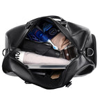 Premium Leather Weekend Travel Duffle