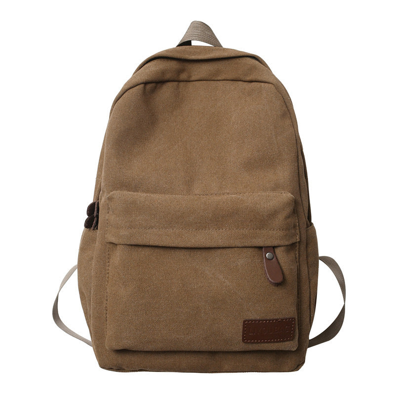 Canvas School Backpack