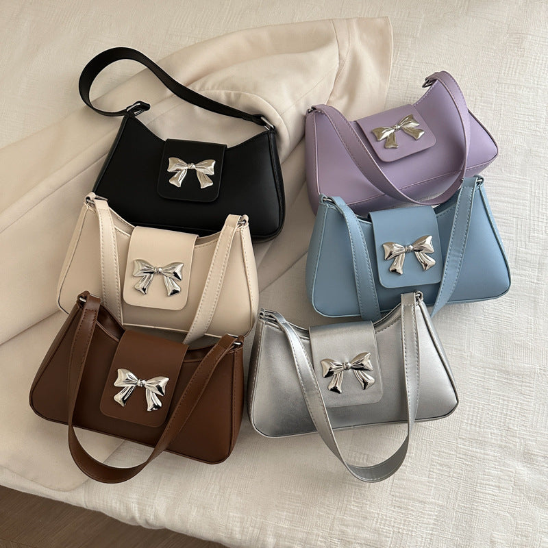 Stylish Bow Accent Handbag