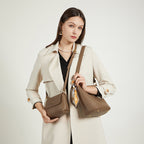 Textured Leather Bucket Bag