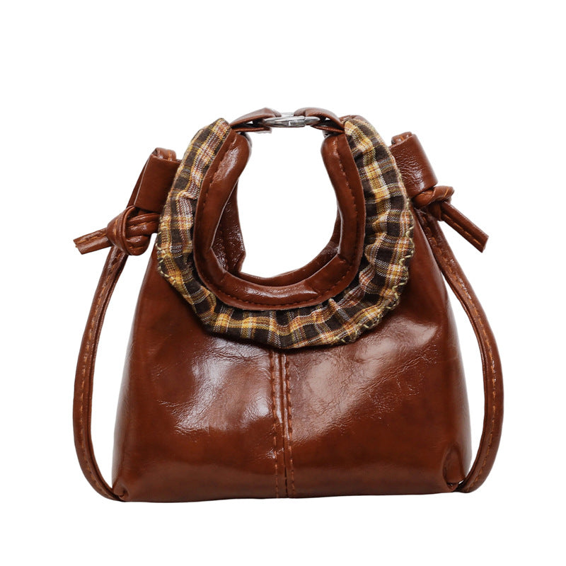 Stylish Handcrafted Leather Bucket Bag
