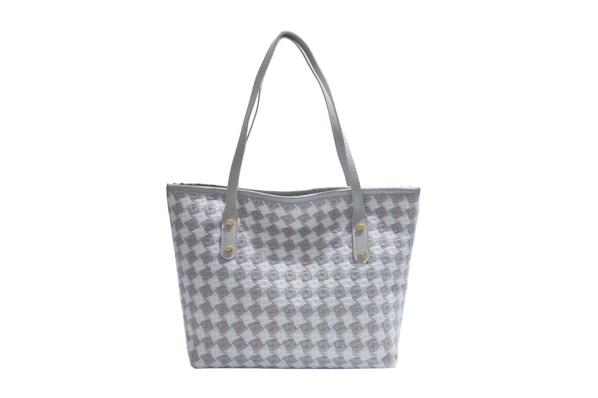 Ladies stylish tote bag-https://detail.1688.com/offer/999300281534.html-Calm Wears-Gray-Size: piece-Calm Wears