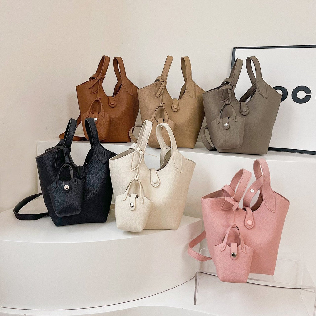 Ladies' tote bag with detachable mini organizer