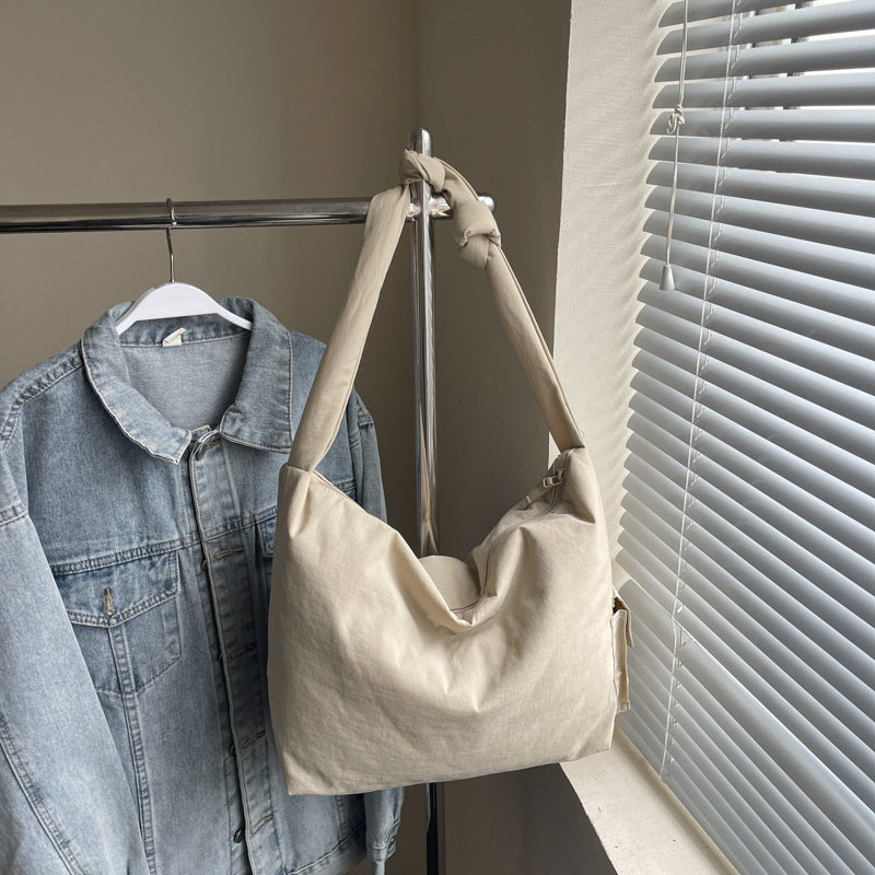 Knot-Handled Canvas Tote Calm Wears