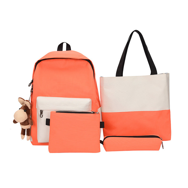 5-Piece Leisure Backpack and Tote Bag Set