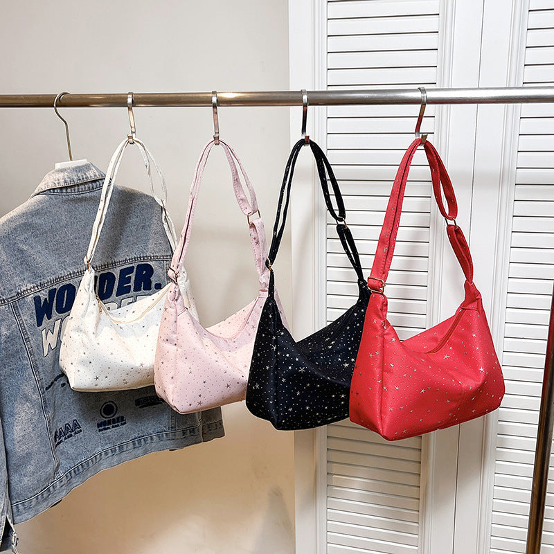 Trendy Celestial Print Shoulder Bag