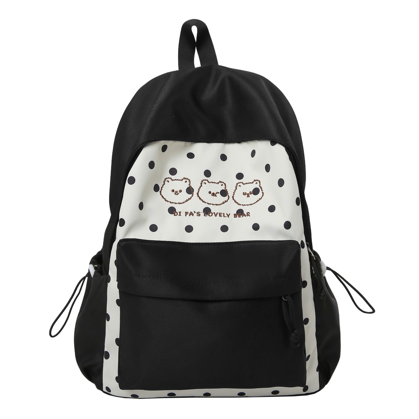 Cute Animal Print School Backpack-https://detail.1688.com/offer/991447722961.html-Calm Wears-Black-Calm Wears