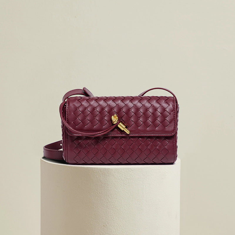 Woven Crossbody Clutch