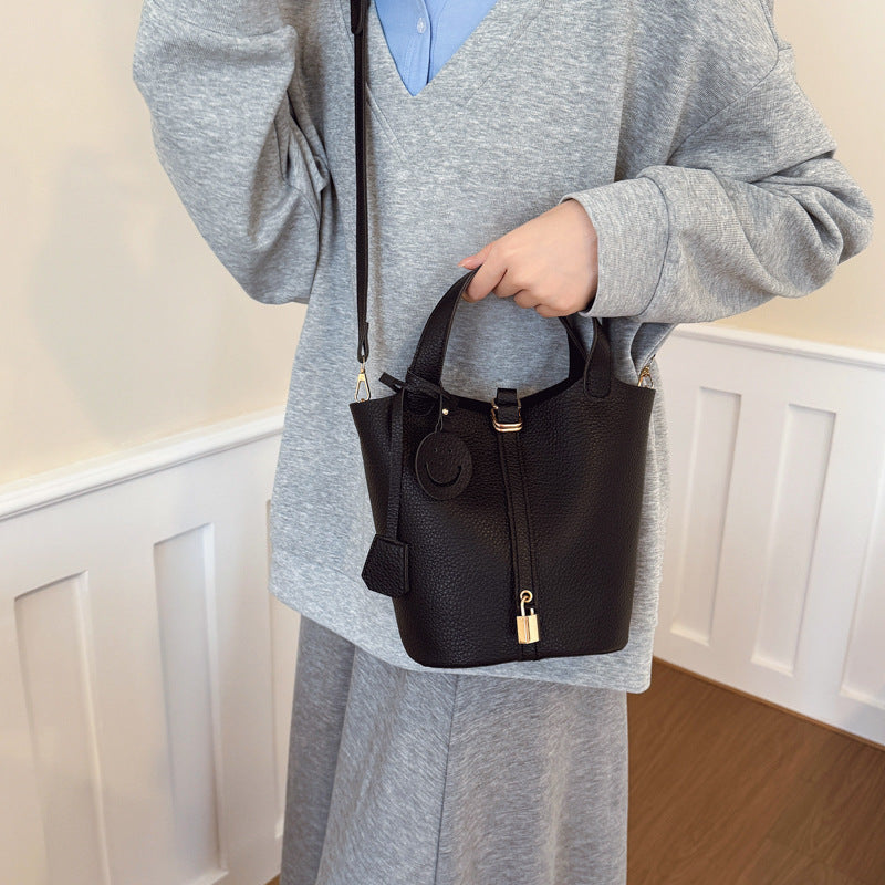 Chic Textured Shoulder Bag