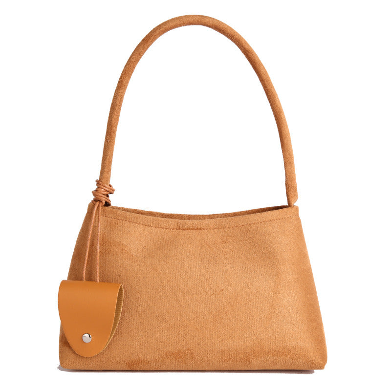 Textured Fabric Shoulder Bag