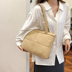 Stylish Quilted Tote Bag Calm Wears