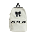Backpack with Playful Ribbon Design
