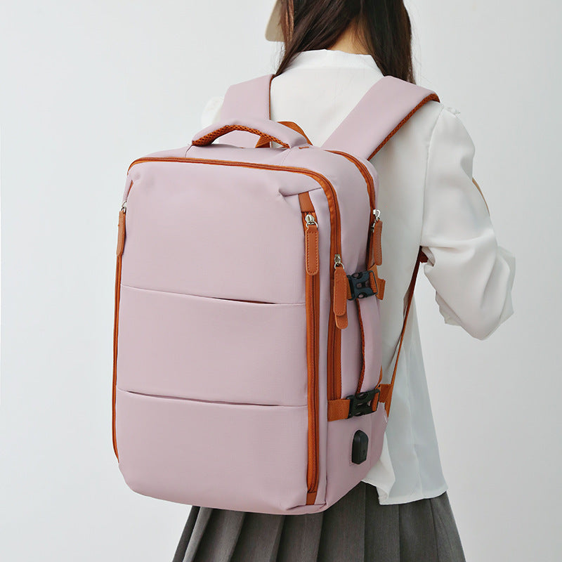 Sleek Multi-Compartment Backpack Calm Wears