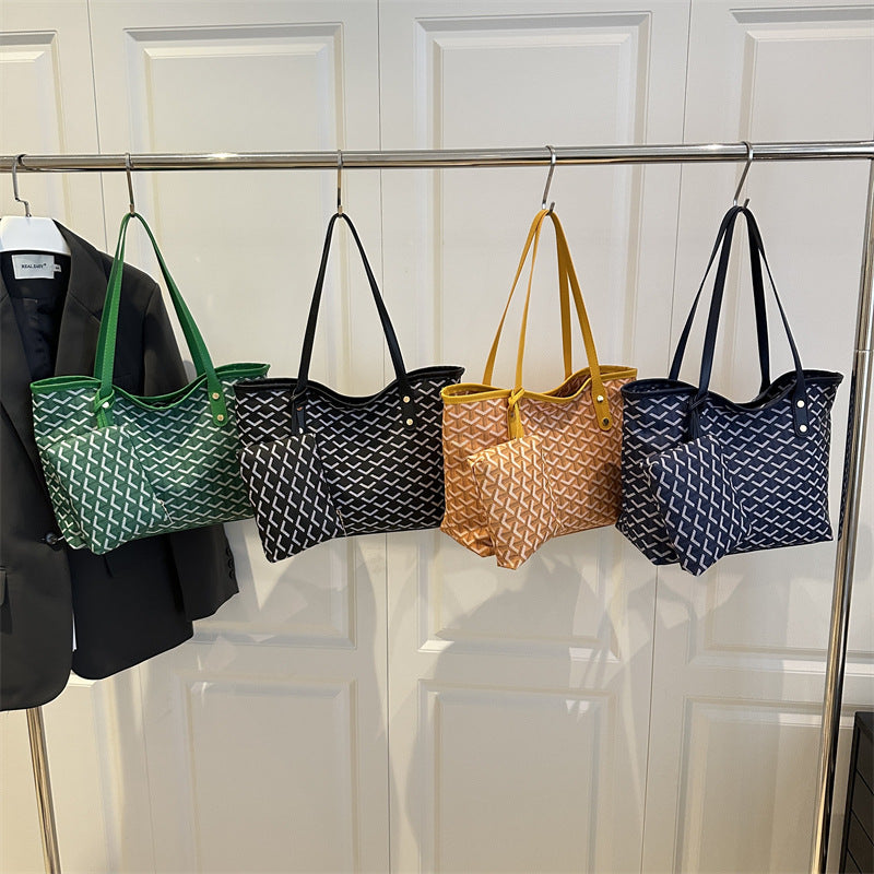 Women's stylish tote bag with fashionable pattern-https://detail.1688.com/offer/931550100460.html-Calm Wears-Black-nothing-Calm Wears
