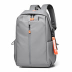 Functional backpack with ergonomic design and zippered compartments