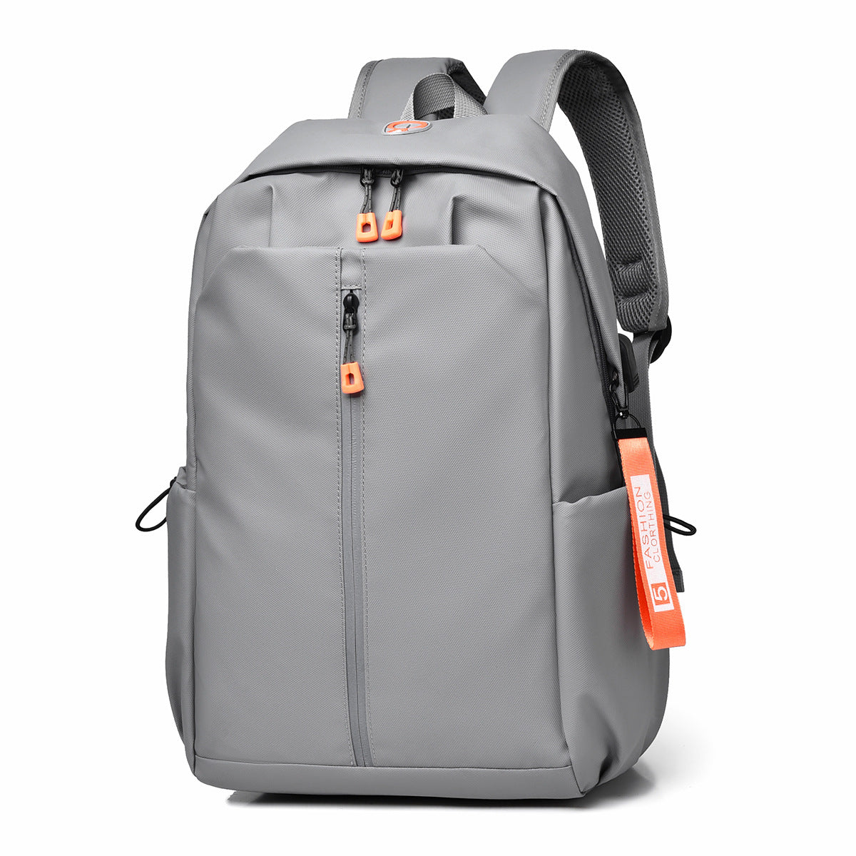 Functional backpack with ergonomic design and zippered compartments