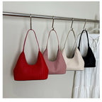 Textured Woven Shoulder Bag