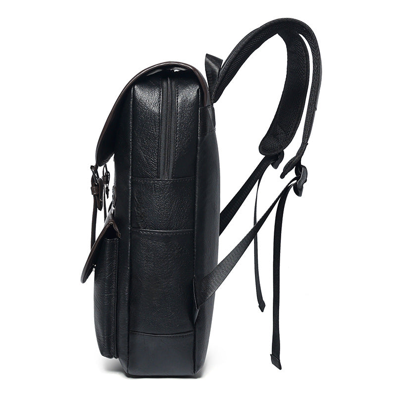 Premium Leather Laptop Backpack