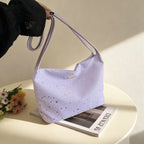 Stylish Star-Embellished Hobo Bag