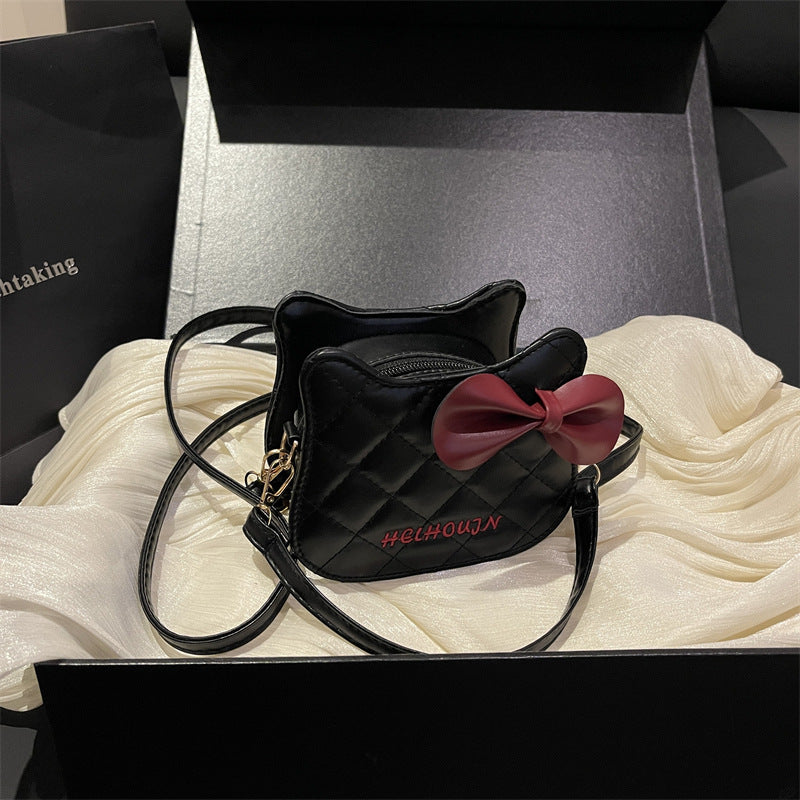 Women's Mini Handbag with Chic Bow Accent