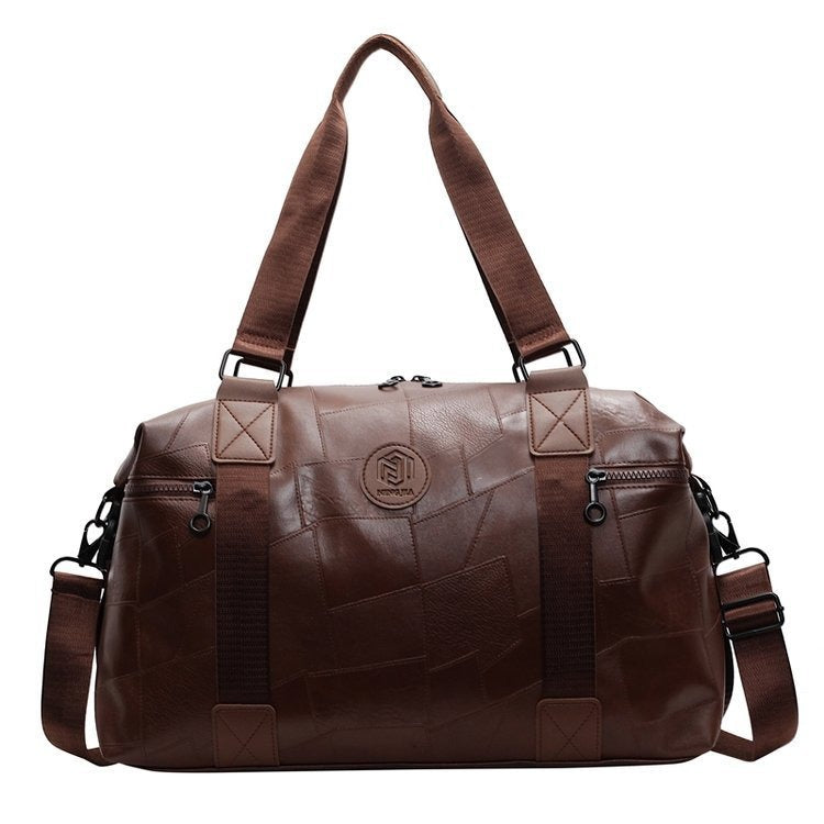 Durable Leather Travel Duffel