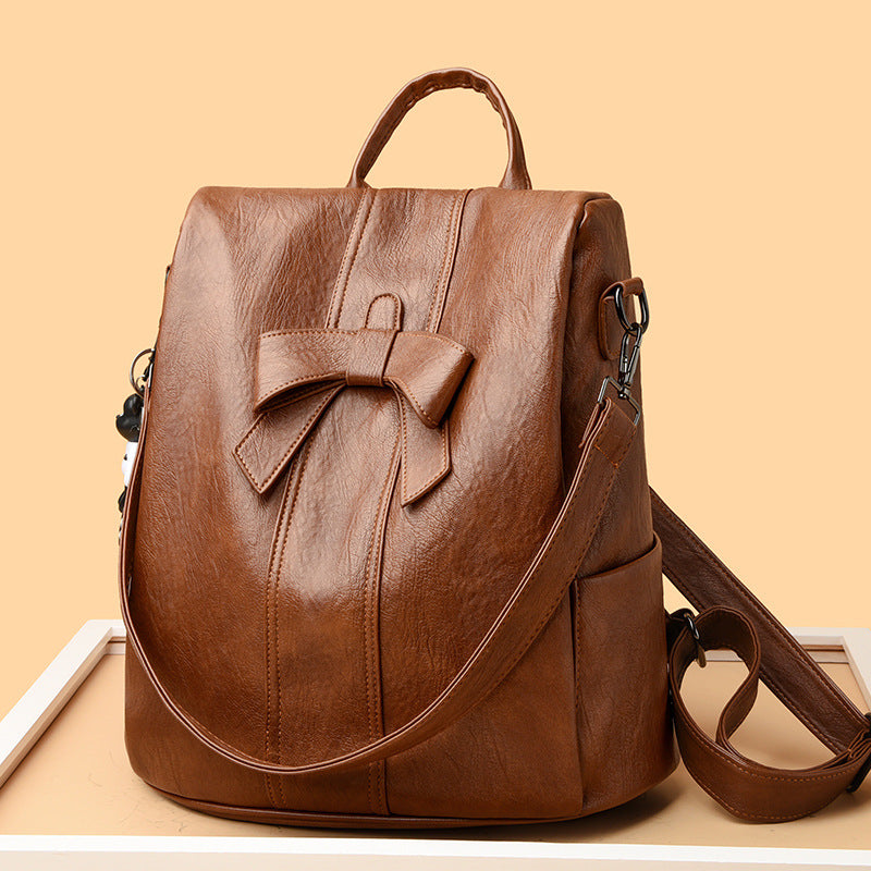Stylish Bow-Accented Backpack