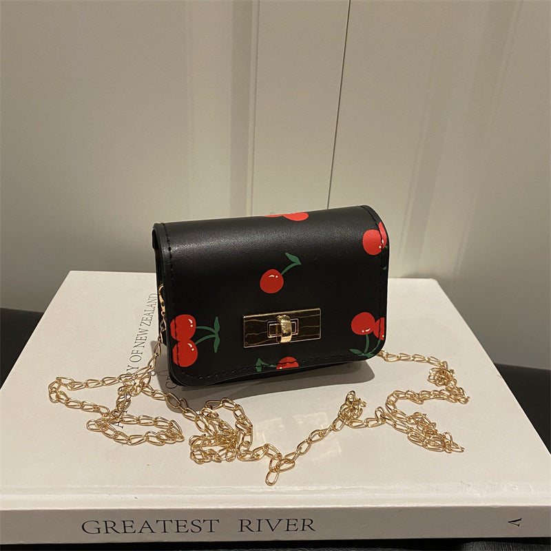 Ladies Mini Clutch with fruity cherry design