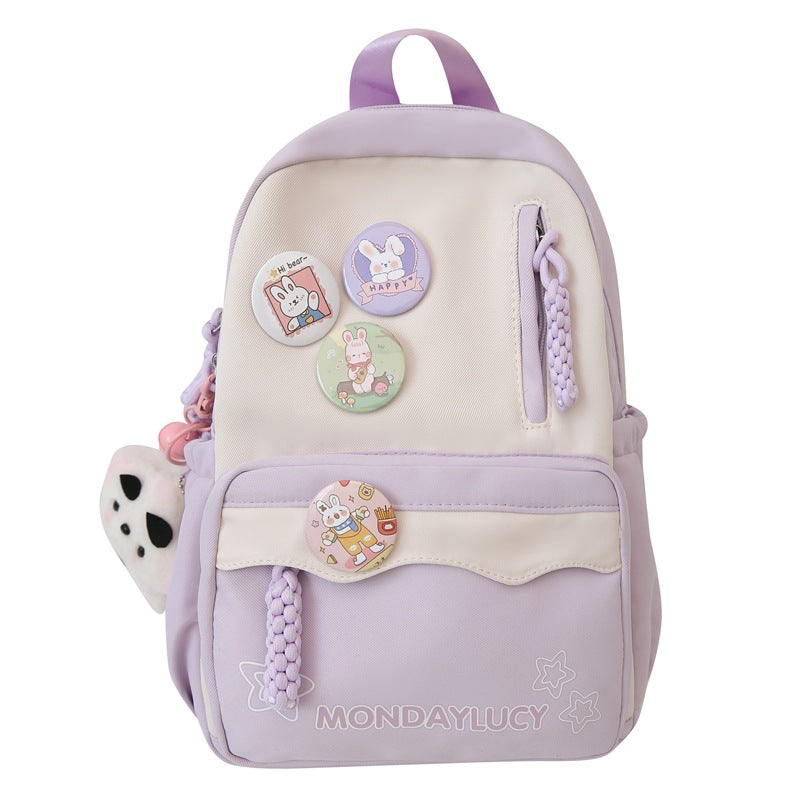 Cute Cartoon-Themed Mini School Backpack-https://detail.1688.com/offer/802831586650.html-Calm Wears-Purple-Calm Wears
