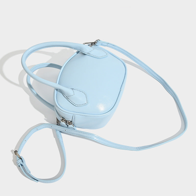 Women's Mini Handbag with Luxurious Leather Accents