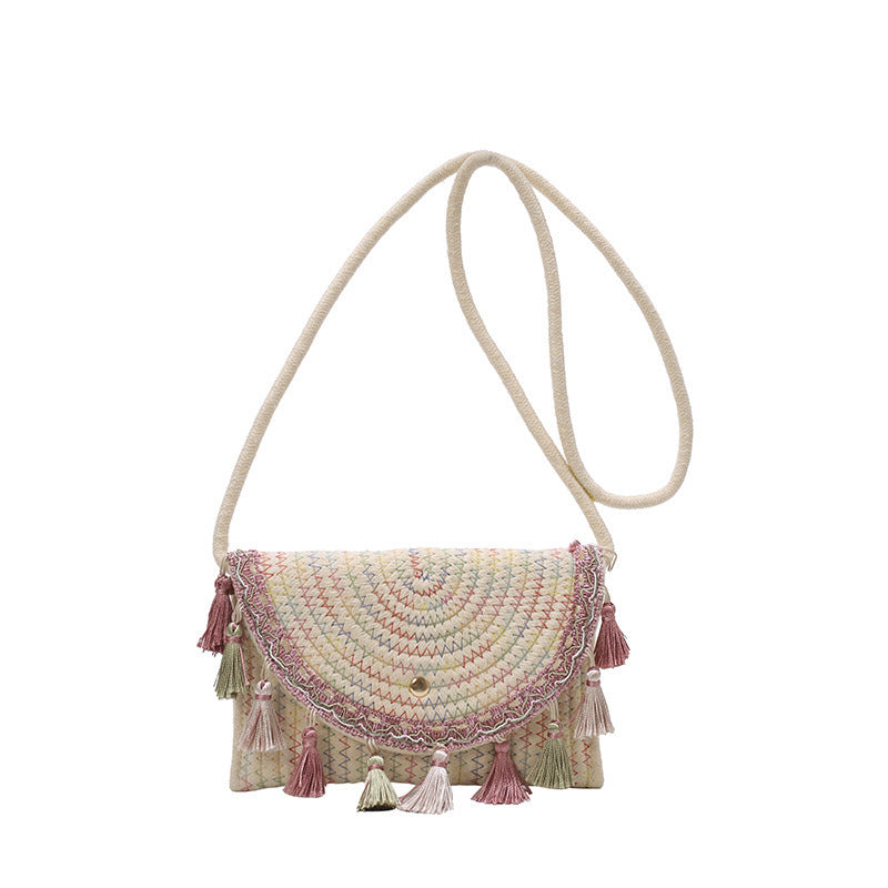 Bohemian Woven Clutch Bag