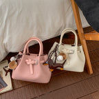 Women Designer Bucket Bag with playful animal charm-https://detail.1688.com/offer/1008333918449.html-Calm Wears-White-nothing-Calm Wears