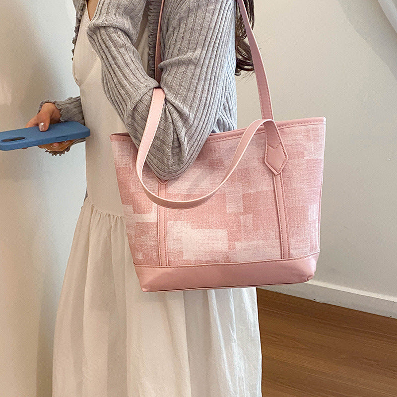 Stylish Textured Utility Tote Bag