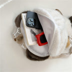 Cute Plush Cat Backpack
