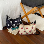 WoPolka Dot Patterned Crossbody Handbag
