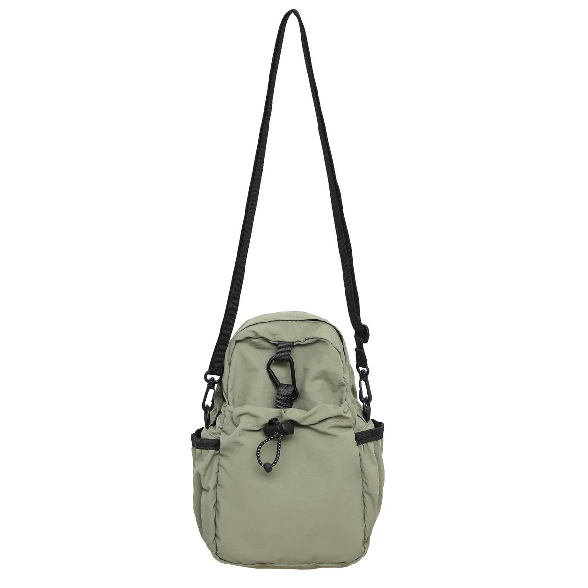Practical crossbody backpack with multifunctional compartments