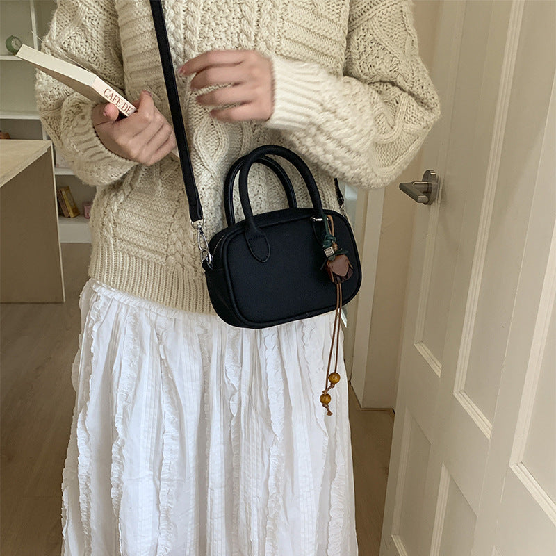 Women's Mini-Handbag with Detachable Shoulder Strap and Elegant Design