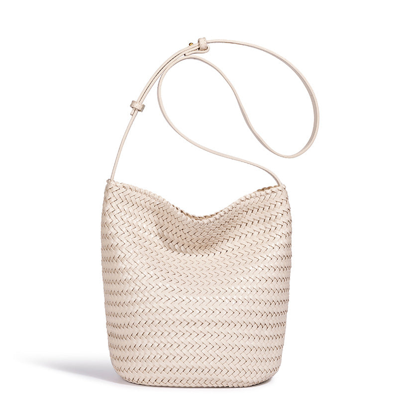 Handcrafted Woven Bucket Bag